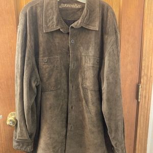 St. John’s bay women’s leather shirt jacket